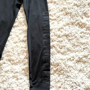 Orangetheory black high-waisted leggings